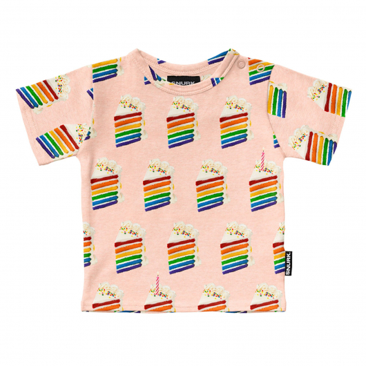 Rainbow Cake T-shirt Babies