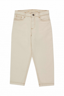 Solid Baggy Pant Light Cream