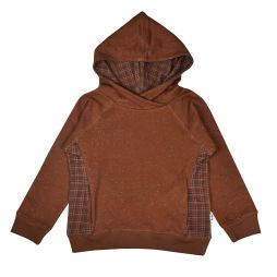 Hooded Sweater Brown Dots