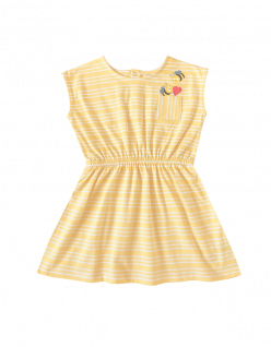 Striped bee dress