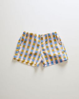 Shorts - Hemp/Gingham