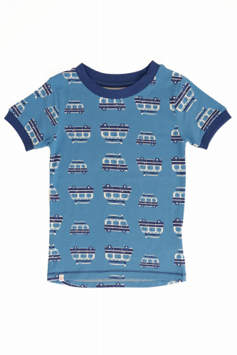 Sunshine At The Beach T-shirt - Blue On The Road