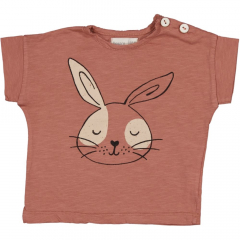 Fig Slub cotton T-shirt- Rabbit