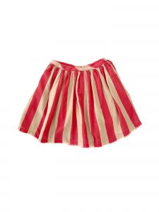 Voile Skirt Red stripes