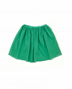 wide skirt bright green