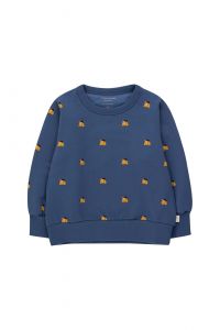 Dogs Sweatshirt Soft Blue/Honey