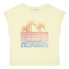 T-Shirt Morning California  Lemon yellow