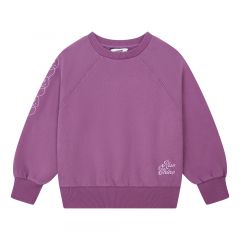 Organic Cotton Sweatshirt | Plum
