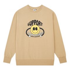 Organic Cotton Collar Sweatshirt | Marron glac
