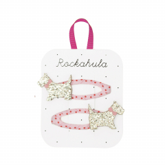 Rockahula Spotty Scottie Dog Clips