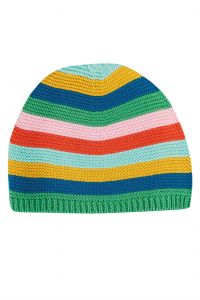 Harlen Knitted Hat Multi Rainbow Stripe