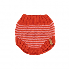 Piupiuchick Knitted Baby Shorties Pink & Red Stripes