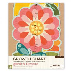 Garden Flowers Folding Growth Chart
