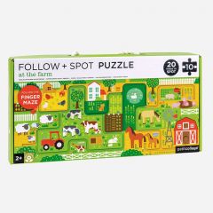Follow + Spot Puzzle - At the Farm