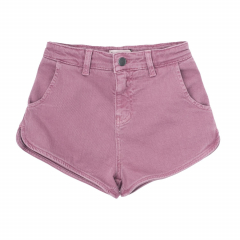 Kid Denim Shorts Pink Fluor