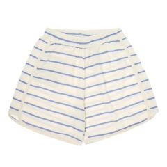 Striped Blue Shorts Blue