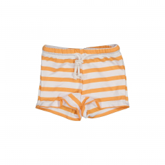 FLOAT- Striped  Swim Trunks - Peach