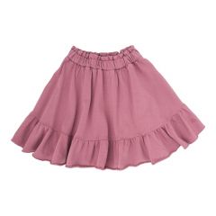 Fleece Colors Mini Skirt Dark Pink