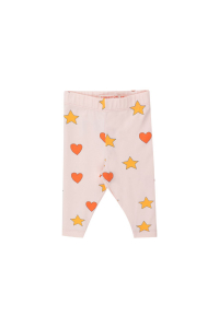 Tiny Cottons Hearts Stars Baby Pant Pastel Pink