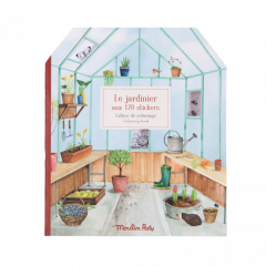 Stikkerboek de tuinman Le jardin du Moulin /6
