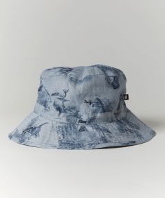 kid hat - ciel/toile de jouy